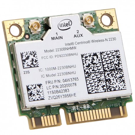 Carte Wifi Intel N 2230 2230BNHMW 04W3765 PCIe Lenovo Y400 Y500 Y410P Y510P U310