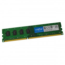 4Go RAM Crucial CT51264BD160B.C16FN2 DDR3 PC3L-12800U 240-PIN 1600Mhz 1.35v CL11