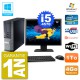 PC Dell 9020 SFF Ecran 19" Intel i5-4570 RAM 4Go Disque 1To Graveur DVD Wifi W7