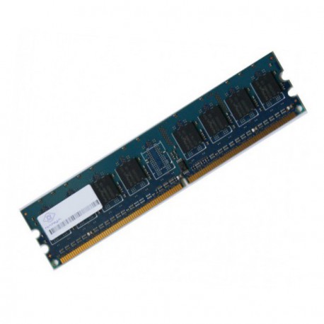 Ram Barrette Mémoire NANYA NT256T64UH4A0FY-37B 256Mo DDR2 PC-4200U 533Mhz