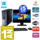 PC Dell 9020 SFF Ecran 27" Intel i5-4570 RAM 16Go Disque 2To Graveur DVD Wifi W7