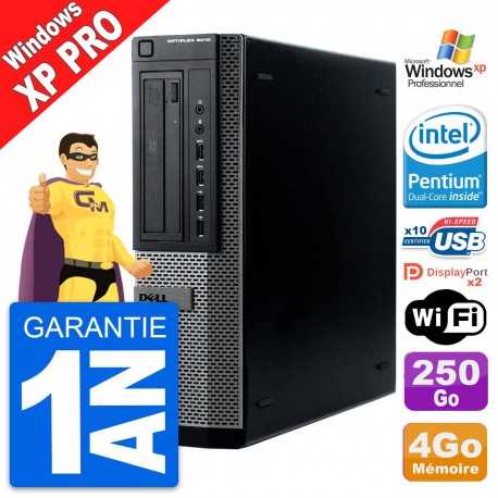 PC Dell OptiPlex 9010 DT Intel G630 RAM 4Go Disque Dur 250Go Windows XP Pro