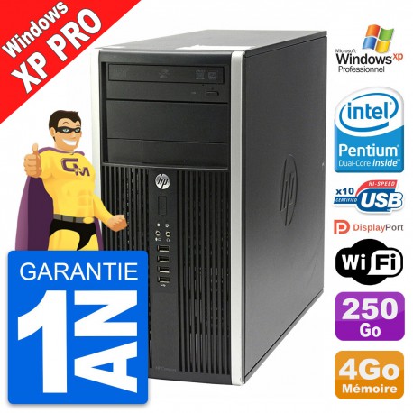 PC Tour HP Compaq Pro 6200 CMT Intel G630 RAM 4Go Disque 250Go Windows XP Pro