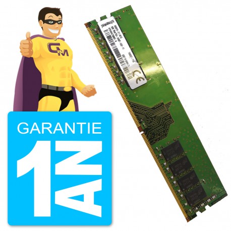 8Go RAM DDR4 PC4-19200U Kingston KCP424NS8/8 DIMM PC Bureau