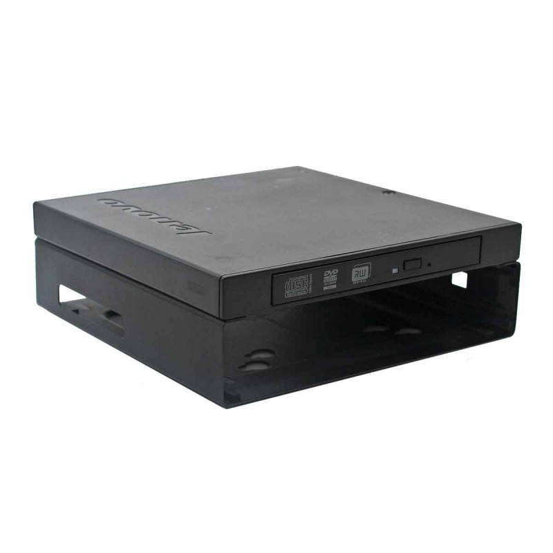 Lecteur graveur CD/DVD externe slim Lenovo - USB 3.0 - 4XA0E97775 +  adaptateur / connecteur de câble USB 
