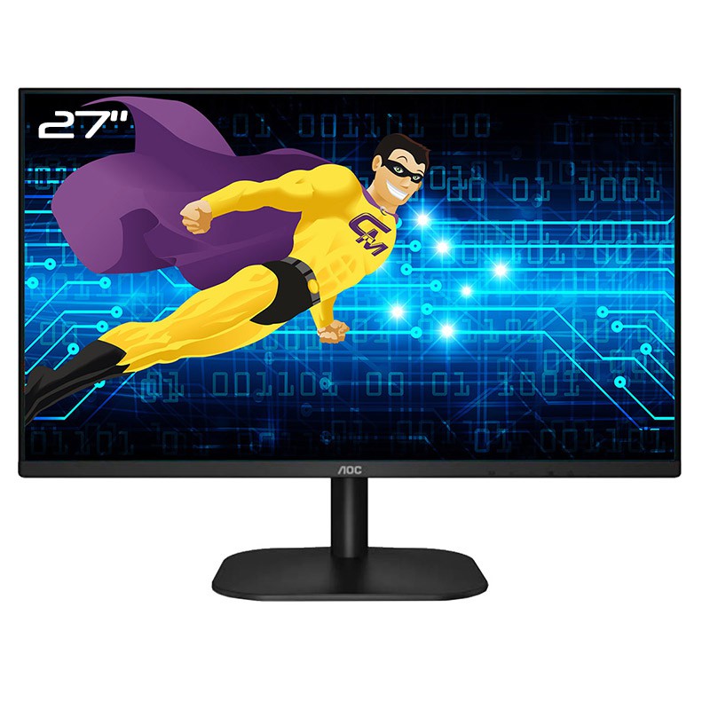 Ecran PC 27 AOC 27B2H FullHD LCD LED IPS 16:9 HDMI VGA NEUF