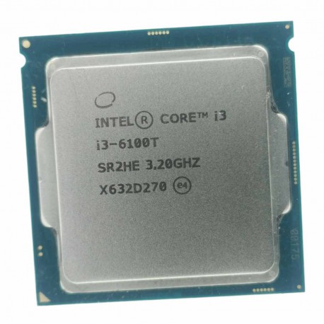 Processeur CPU Intel Core i3-6100T 3.20Ghz SR2HE FCLGA-1151 3Mo 8GT/s