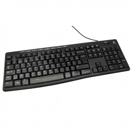 Clavier PC AZERTY USB Logitech K200 Y-U0011 820-003155 112 Touches