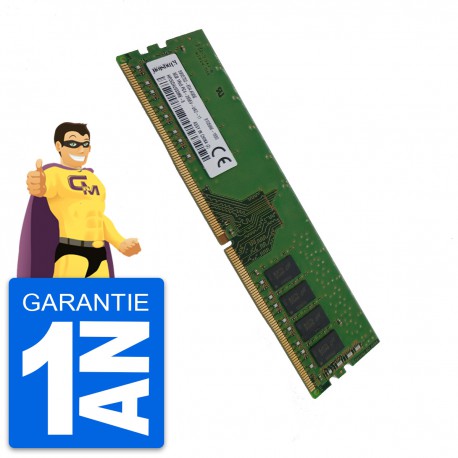 8Go RAM DDR4 PC4-21300 Kingston HP26D4U9S8ME-8 DIMM PC Bureau