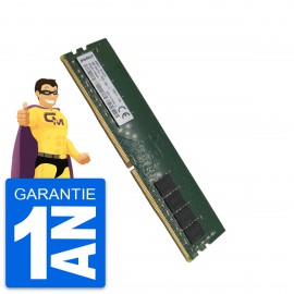 4Go RAM DDR4 PC4-19200U Kingston 9995678-E04.A01G HP24D4U7S8MBP DIMM PC Bureau
