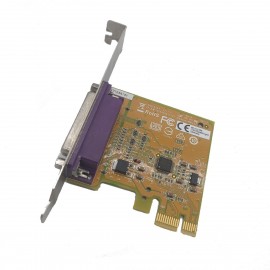 Carte SUNIX Port Parallele IEEE1284 LPT DB-25 PCI-E Low Profile PAR6408A 0VG832