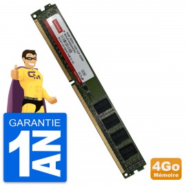 4Go RAM DDR3 PC3-12800U Innodisk M3U0-4GSSNCPC DIMM 1600Mhz Low Profile PC