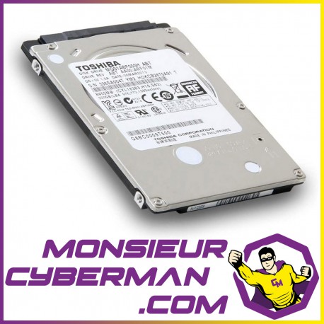 Disque Dur 500Go SATA III 2.5" TOSHIBA MQ02ABF050H 6Gbps 5400RPM 64Mo