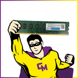 4Go RAM DDR3 PC3-10600 HYPERTEC SNPP382HC/4G-HY DIMM 1333Mhz 2Rx8 PC Bureau