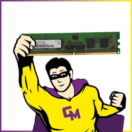 256Mb RAM DDR2-400 PC2-3200U QIMONDA HYS72T32000DR-5-B 400MHz 1Rx16 PC Bureau