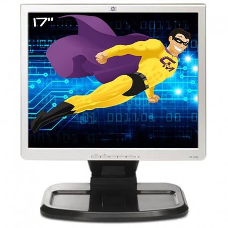 Ecran PC 17" HP L1740 HSTND-2121-F 374166-201 396638-001 LCD TFT VGA DVI USB 5:4