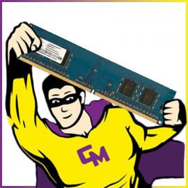 256Mb RAM DDR2 PC2-5300 NANYA NT256T64UH4A1FY-3C 667MHz UDIMM CL5 PC Bureau