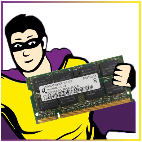 2Go RAM PC Portable SODIMM QIMONDA HYS64T256020EDL-2.5C2 DDR2 PC2-6400S 800MHz