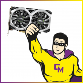 Carte Graphique NVIDIA MSI GeForce GTX 1650 D6 Ventus XS OC 4Go GDDR6 VR Ready