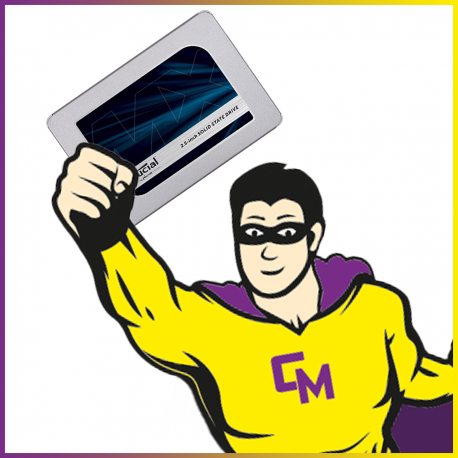 SSD 250Go 2.5" Crucial by Micron MX500 CT250MX500SSD1 SATA III 6 Gbps