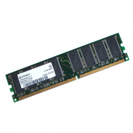 512Mo Ram Qimonda HYS64D64320HU-5-C 184-PIN DDR1 PC-3200U 400Mhz CL3