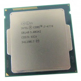 Processeur CPU Intel Core I7-4770 3.4Ghz 8Mo SR149 5GT/s FCLGA1150 Quad Core