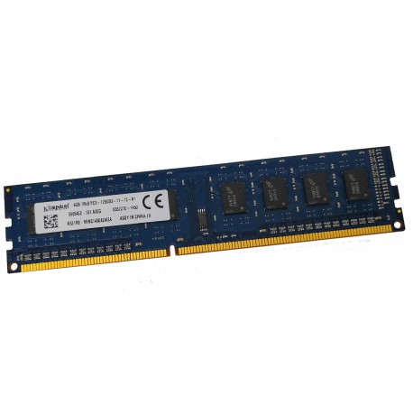 4Go RAM Kingston 9995402-131.A00G PC3-12800U DDR3 1600Mhz 1Rx8