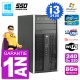 PC HP 6300 MT Intel Core I3-2120 RAM 8Go SSD 240Go Graveur DVD Wifi W7