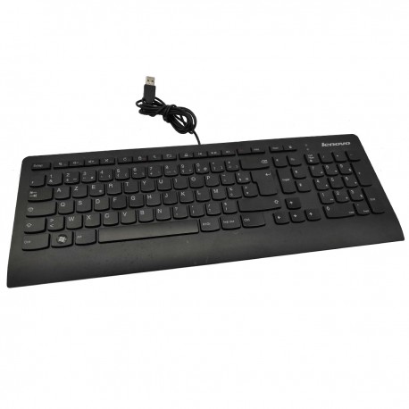 Clavier USB PC AZERTY Lenovo KU-0989 54Y9304 E8H-KU-0989 Slim