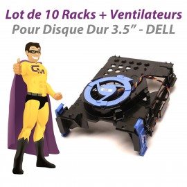 Lot x10 Rack Ventilateur Dell 755 760 780 SFF 0NJ793 0CM740 0MK524 0NH645