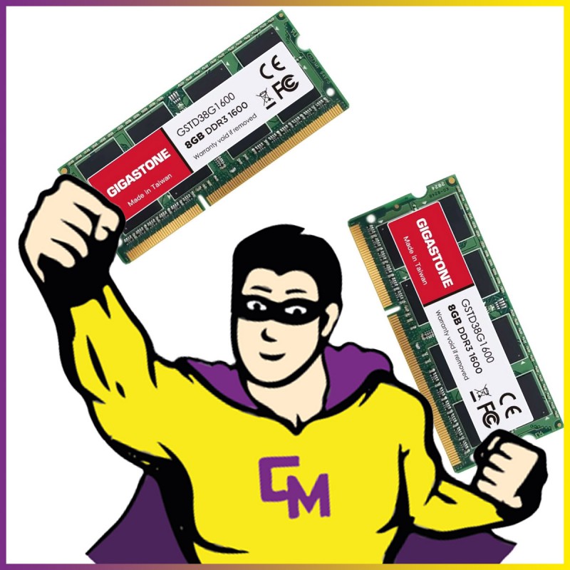 DDR3 RAM】 Gigastone RAM de Bureau 16Go (2x8Go) DDR3-1600MHz PC3