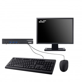 PC Acer Veriton N4640G Ecran 22" Intel I3-6100T RAM 8Go SSD 240Go W10 Wifi
