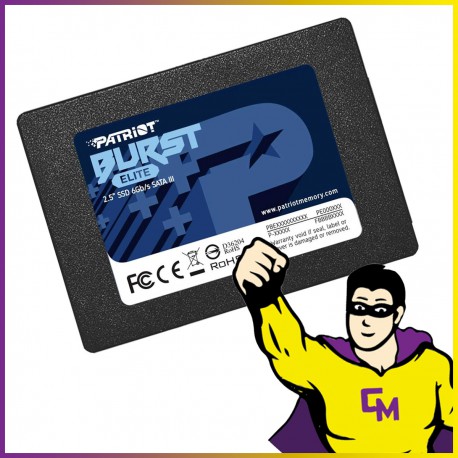 SSD 120Go 2.5" Patriot Burst Elite PBE120GS25SSDR SATA III 6Gbps