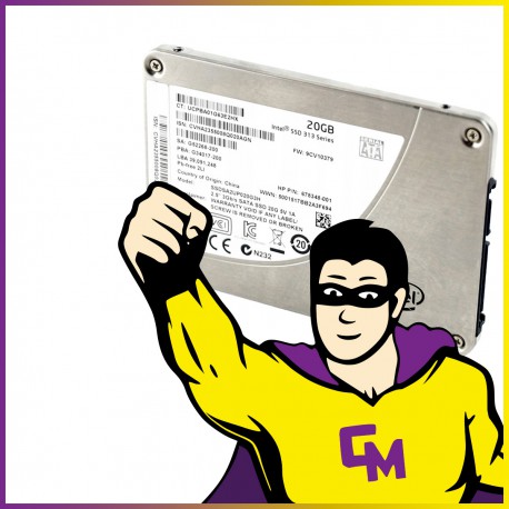 SSD 20Go 2.5" Intel 313 Series SSDSA2UP020G3H 678348-001 SATA III 6Gbps