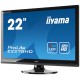Ecran PC 22" iiyama ProLite E2278HD PL2278H FULL HD 75Hz TN LED 16/9 VGA DVI-D