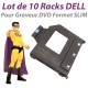Lot x10 Rack PVC Dell 390 790 3010 3020 7010 9020 SFF PB60147 Graveur DVD Slim