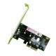 Carte adaptateur PCI vers M2 NVME Elephant Memory support low high profile NEUF