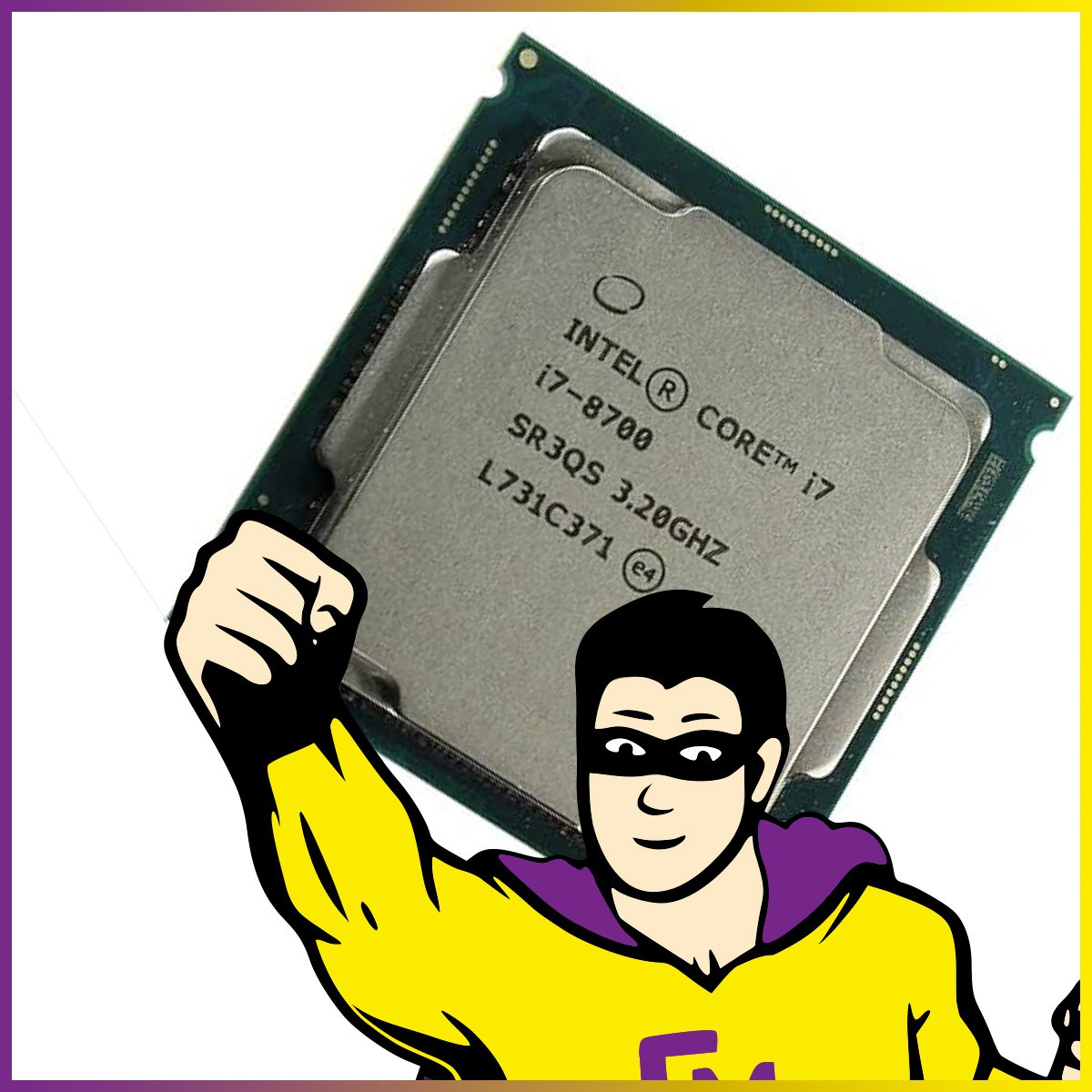 Processeur CPU Intel I7-8700 SR3QS 3.20Ghz FCLGA1151 Hexa-Core -  MonsieurCyberMan