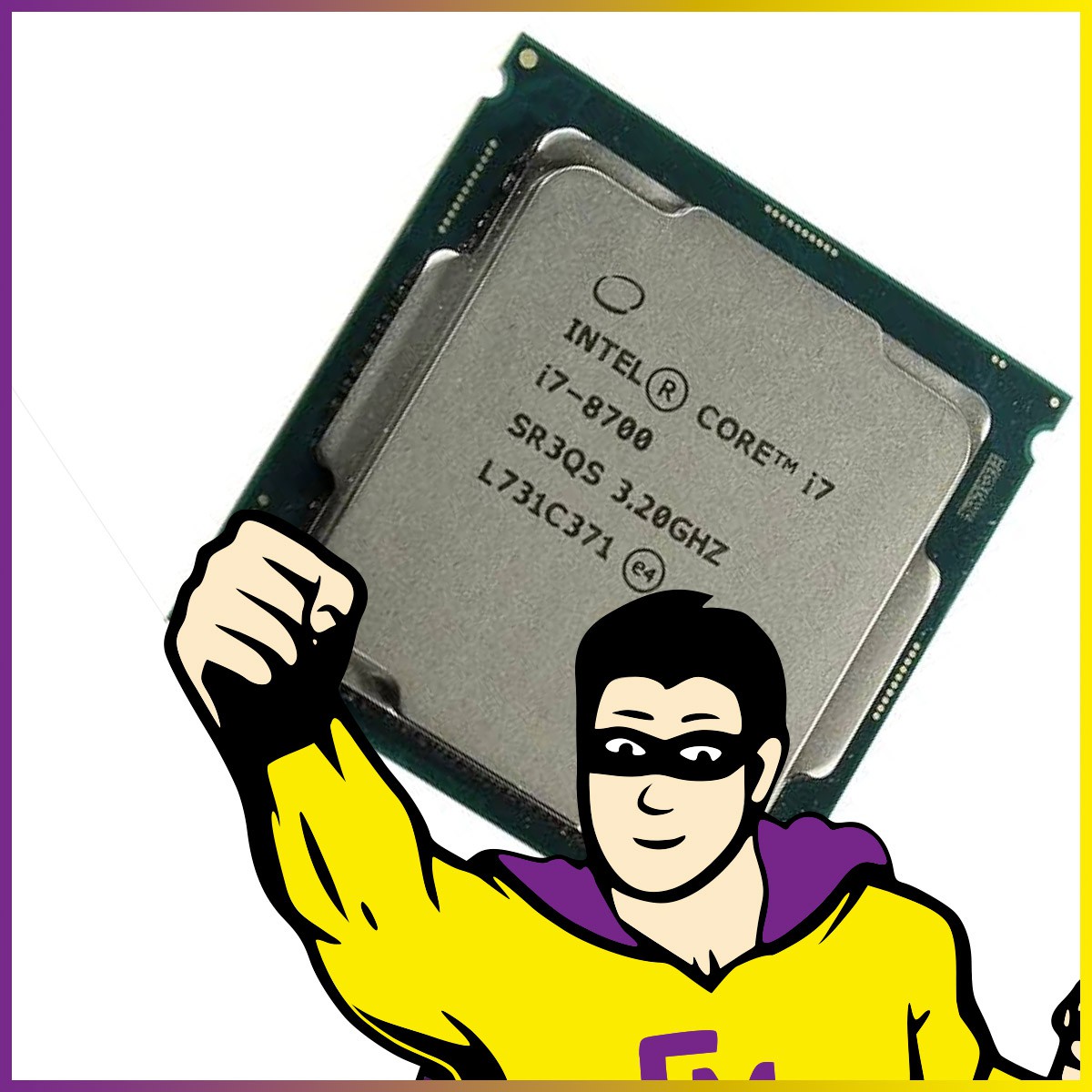 Processeur CPU Intel I7-8700 SR3QS 3.20Ghz FCLGA1151 Hexa Processeur CPU Intel I7-8700 SR3QS 3.20Ghz FCLGA1151 Hexa
