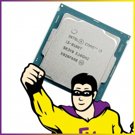 Processeur CPU Intel I3-8100T SR3Y8 3.10Ghz FCLGA1151 Quad Core