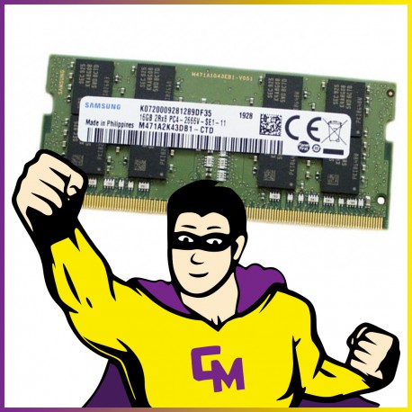 16Go RAM Samsung M471A2K43DB1-CTD SODIMM DDR4 PC4-2666V PC Portable