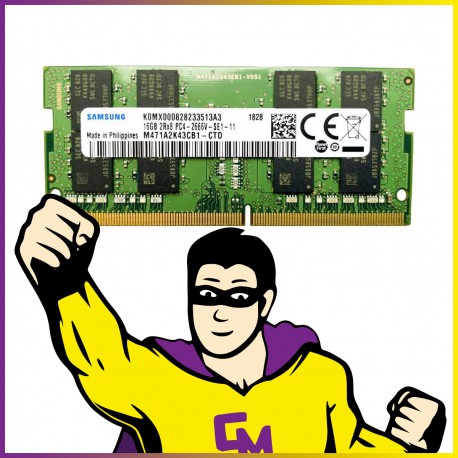 16Go RAM Samsung M471A2K43DB1-CTD SODIMM DDR4 PC4-2666V PC Portable