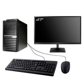 PC Acer Veriton M430G MT Ecran 27" AMD Athlon II X2 260 RAM 16Go SSD 480Go W10 Wifi