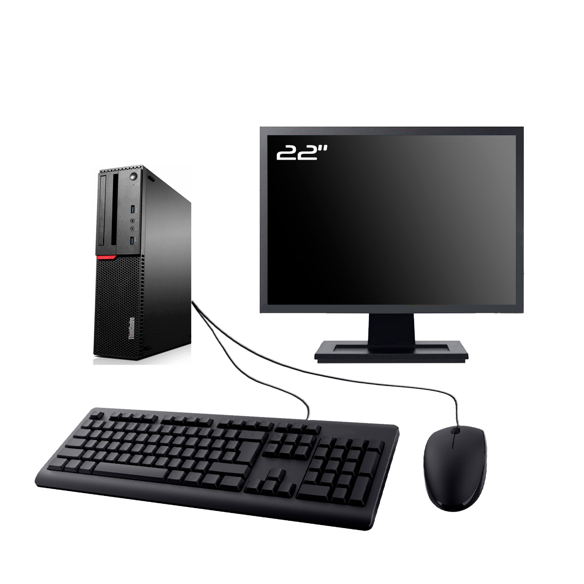 PC Reconditionné Lenovo ThinkCentre M800 – Intel I7-6700, 32 Go RAM, SSD 240 Go, Windows 11 – Format SFF Compact - 3