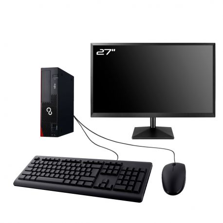 Fujitsu PC Esprimo P420 Tour Ecran 22 Intel I3-4130 RAM 8Go SSD 250Go