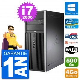 PC Tour HP 8200 Intel Core i7-2600 RAM 4Go Disque Dur 500Go Windows 10 Wifi