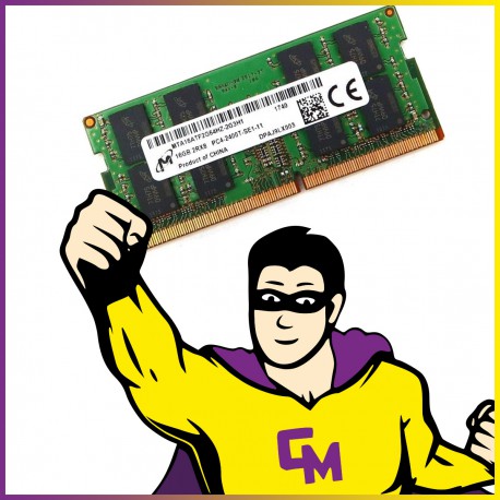 16Go RAM Lenovo modèle MTA16ATF2G64HZ-2G6E1 FRU 01AG842 SODIMM DDR4 PC Portable