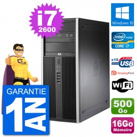 PC Tour HP 8200 Intel Core i7-2600 RAM 16Go Disque Dur 500Go Windows 10 Wifi