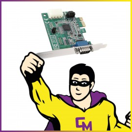 Carte Série StarTech 952E-R2 V1.3 PEX1S952LP PCI-e DB-9 RS-232 Molex Low Profile