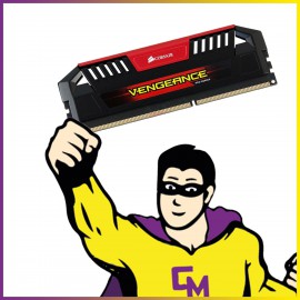 4Go RAM DDR3 Corsair VENGEANCE PRO CMY8GX3M2A1600C9R DIMM PC3-12800U 1600Mhz CL9